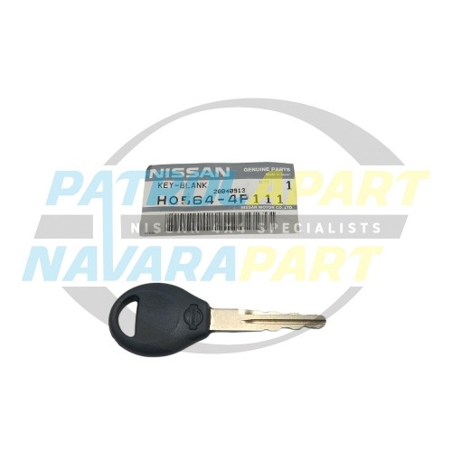 Genuine Nissan Blank Master Key - Nissan Patrol GU