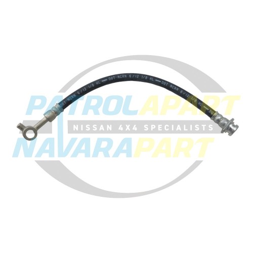 Caliper Rubber Brake Line Hose Right Front - Nissan Patrol Y61 GU