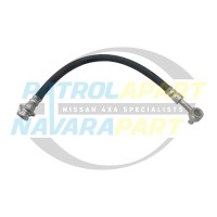 Front Caliper Rubber Brake Line Hose Left Hand Side - Nissan Patrol Y61 GU