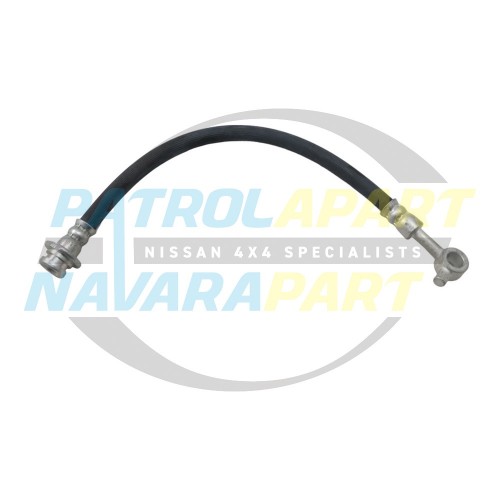 Front Caliper Rubber Brake Line Hose Left Hand Side - Nissan Patrol Y61 GU