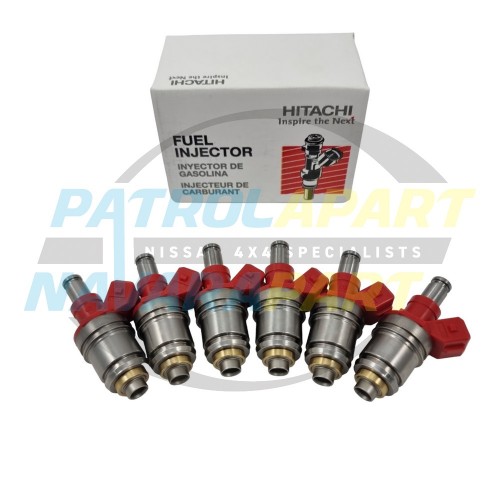 Hitachi Japanese Injector Set of 6 - Nissan Patrol Y60 GQ TB42e EFI