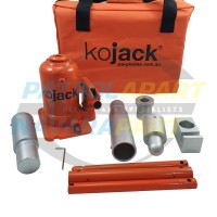 KO Jack Hydraulic Bottle Jack High Lift 750mm 5 Piece Kit - for 4x4 4WD Caravan