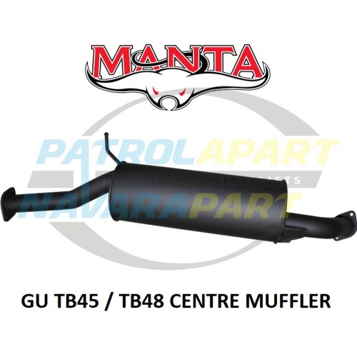 Manta Exhaust Centre Section With Muffler - Nissan Patrol GU Y61 TB45 TB48