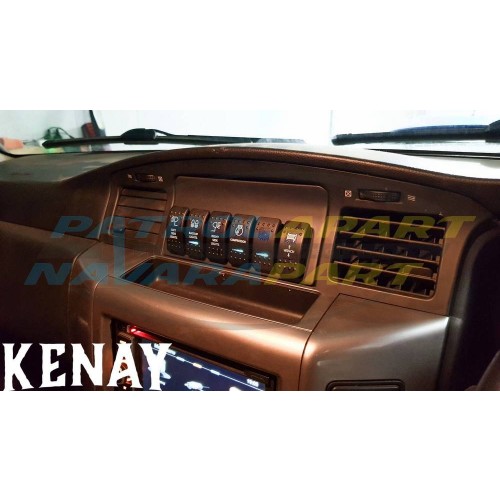 Kenay Kustoms Carling Rocker Switch Panel - Nissan Patrol GU Y61 Series 4-9 2004 on