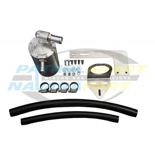 Billet Oil Catch Can - Nissan Patrol GU Y61 TD42