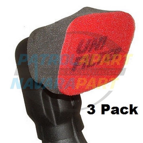 Uni Filter Snorkel Pre-Cleaner Large Safari Snorkels 3 Pack - Nissan Patrol Y62 with Safari Snorkel