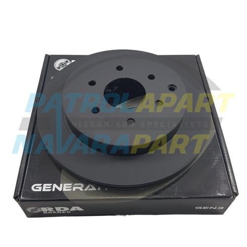 Rear Disc Brake Rotor - Nissan Patrol Y62 VK56