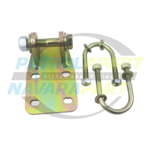 RaceBred 4X4 Kings Type Steering Damper Bracket - Nissan Patrol GQ GU