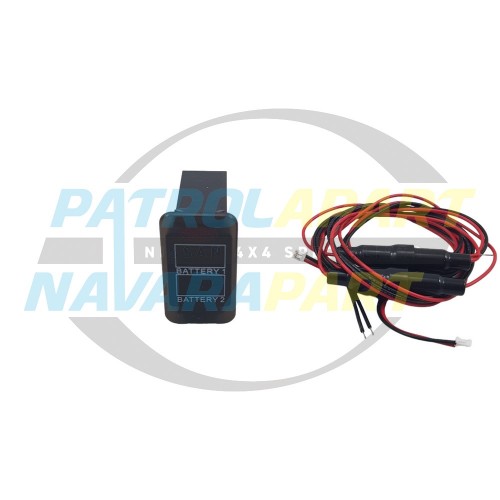 Dual Voltage Digital Switch Gauge Carling Size 22mm x 49mm - SAAS