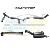 Manta Cat Back Exhaust System - Loud with Muffler & HotDog - Nissan Patrol Y62