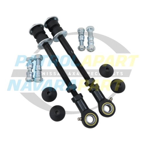 Extended Sway Bar Link Kit - Nissan Patrol Y61 GU & Y60 GQ 2-6 Inch