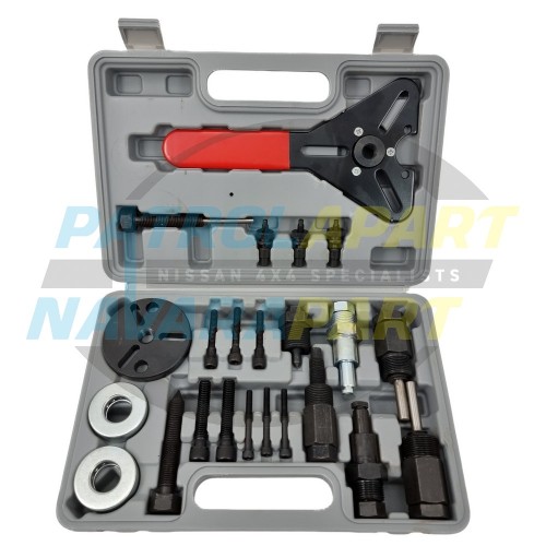 A/C Air Conditioning Compressor Clutch Removal Tool Kit 23 Piece - Nissan Patrol