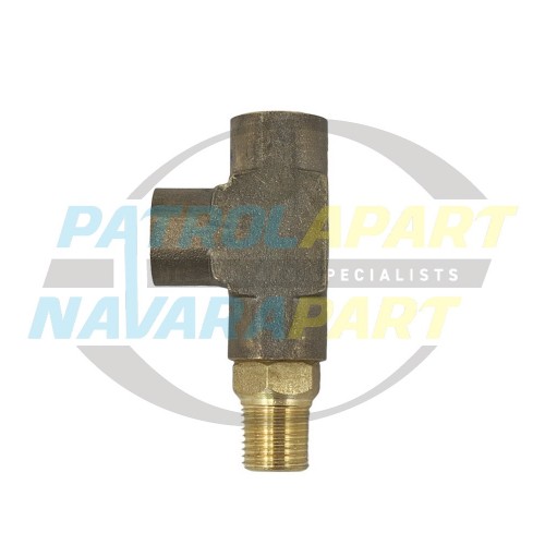 Oil Pressure Sender T-Piece 1/8 BSP - Nissan Y60 GQ Y61 GU