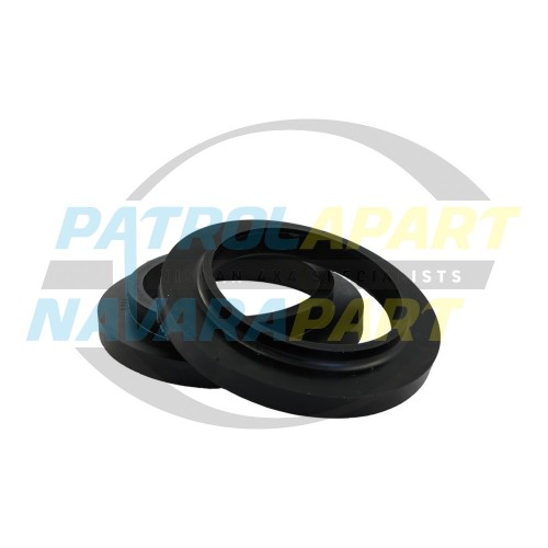 Coil Spring Spacer Packer 15mm Front PAIR - Nissan Patrol Y60 GQ & Y61 GU