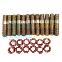 Exhaust Stud & Copper Nut Replacement Set - Nissan Patrol Y60 GQ Y61 GU TB42, TB45 & RB30