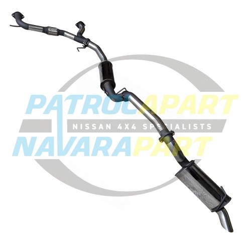 Manta Performance Stainless Steel Cat-Back Exhaust System with Muffler & Hot Dog - Nissan Patrol Y62 (5.6L V8)