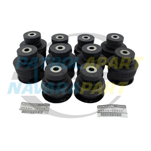Genuine Nissan Body Mounts Set - Y60 GQ LWB Nissan Patrol
