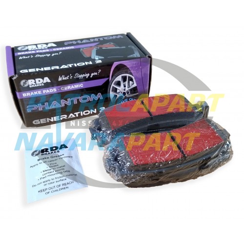 RDA Phantom Premium Brake Pads Rear - Nissan Patrol GU TB48