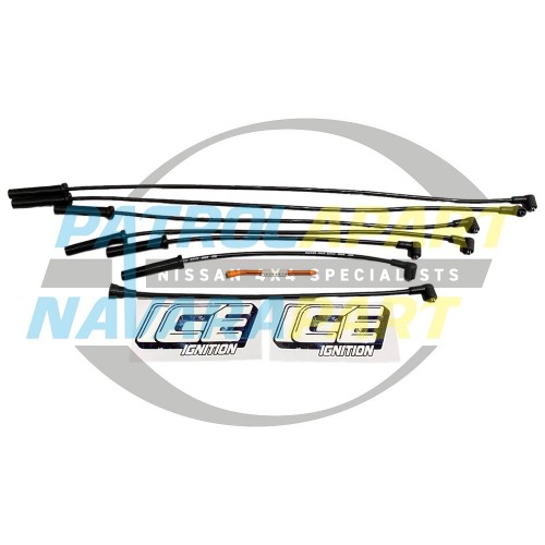 ICE 8mm Spark Plug Lead Set - Nissan Patrol GQ TB42