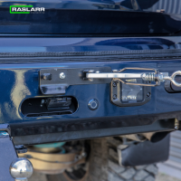 Raslarr Rear Bar V2 RH Spare Wheel & LH Jerry Can/Gas Bottle Carrier - Nissan Patrol Y62 S5