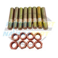 WOLFCHESTER Exhaust Manifold Studs & Nuts - Nissan Patrol GU Y61 ZD30