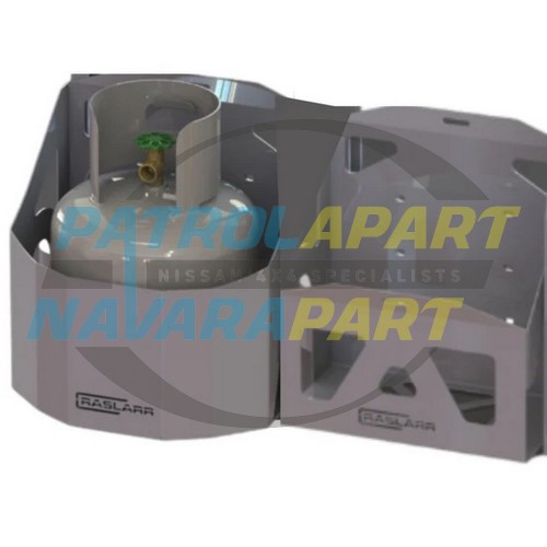 Raslarr LHS Jerry Can & Gas Bottle Holder - Nissan Patrol GU