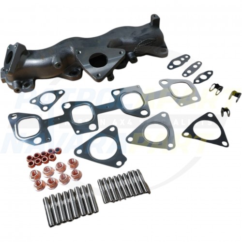 Exhaust Manifold Kit with Gaskets, Inconel Studs & Copper Nuts - Nissan Patrol GU Y61 ZD30