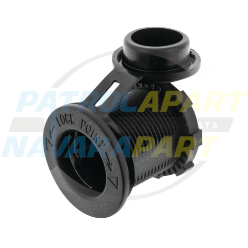 Single Flush Mount Cigarette Lighter Accessory Socket Non-LED - Hulk 4x4